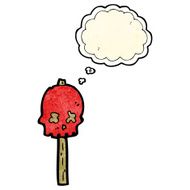 cartoon skull warning sign N4