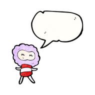 cartoon little cloud monster N2