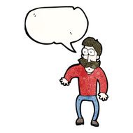 staring mustache man cartoon N2