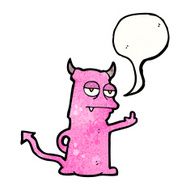 cartoon rude little devil N3