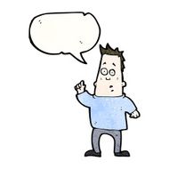 Cartoon Man Asking Question N89