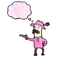 cartoon pink cowboy N5