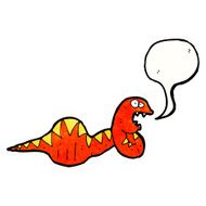 cartoon fat snake N16