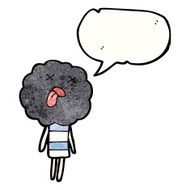 cartoon dead head cloud creature N2
