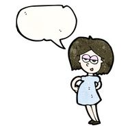 cartoon pregnant woman N27
