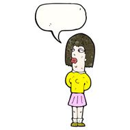 cartoon manly woman N5