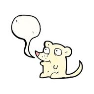 cartoon little mouse N14