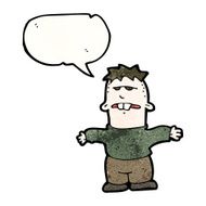 cartoon ugly boy N4