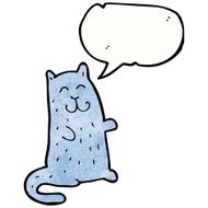 funny cartoon cat N203