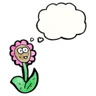 little flower cartoon character N2