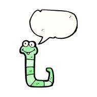Cartoon Snake N234