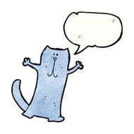 funny cartoon cat N205