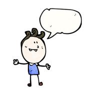 cartoon man with speech bubble N35