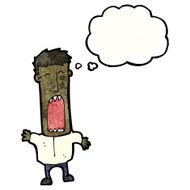 cartoon shouting man N37