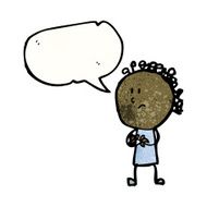 cartoon woman wringing hands with worry