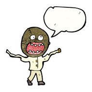 cartoon crazy mad man N5