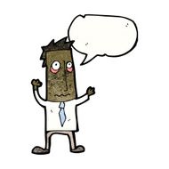 cartoon tired man N3