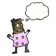 cartoon stressed woman N10
