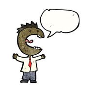 cartoon angry office man N2
