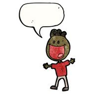 cartoon happy man N544