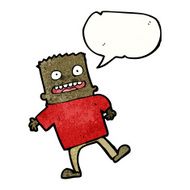 cartoon happy man N545
