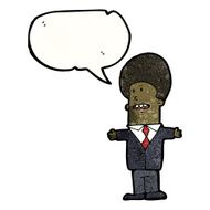 cartoon businessman talking N7