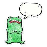 cartoon nervous frog N3