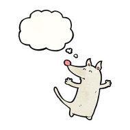 cartoon little dog N105