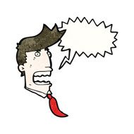 cartoon angry boss N2