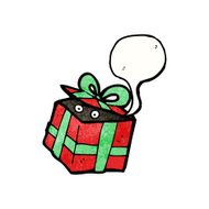 surprise christmas present cartoon