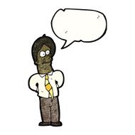 cartoon friendly office man N6