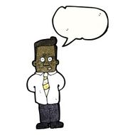 cartoon friendly office man N7