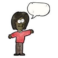 cartoon friendly man with open arms N2