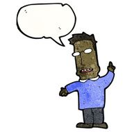 cartoon man explaining idea N4