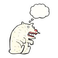 funny cartoon polar bear N27