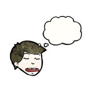 Cartoon Boy Thinking N12