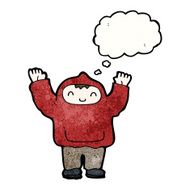 cartoon boy in hooded sweatshirt N23