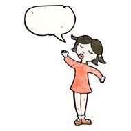 cartoon talking girl N2