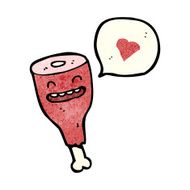 love meat cartoon character