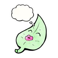 pretty cartoon leaf