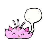 cartoon lotus flower N10