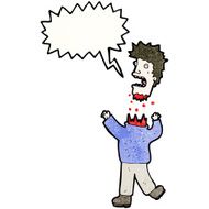 gross severed head cartoon N38