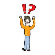 surprised cartoon man