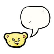 cartoon teddy bear N234
