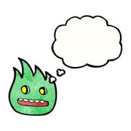 little flame monster cartoon N2