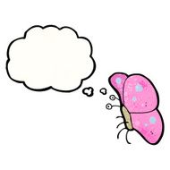 funny cartoon butterfly N19