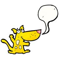 cartoon little dog N107