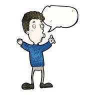 cartoon man explaining idea N5