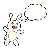 scary rabbit cartoon