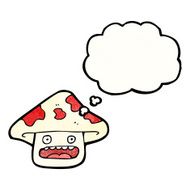 cartoon mushroom N100